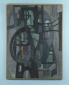 MULLER Arthur,COLORED ABSTRACT,1960,Lewis & Maese US 2009-09-23