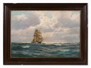 MULLER BRIEGHEL Wilhelm 1860-1916,Barque on Sea,c.1900,Auctionata DE 2016-08-26