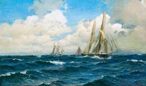 MULLER BRIEGHEL Wilhelm 1860-1916,Sailing Ships,Stahl DE 2017-12-02