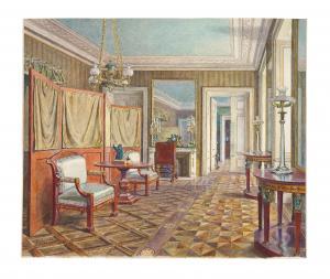 MULLER Carl,Bismarkzimmer im ehemal. Palais Palffy I. Wallners,1921,Palais Dorotheum 2023-10-04