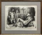 MULLER Carl Otto 1901-1970,Nudes,Clars Auction Gallery US 2013-06-15