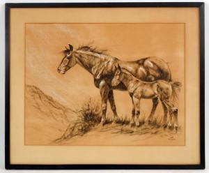 MULLER Daniel Cody 1889-1977,Mixed media on paper,Kamelot Auctions US 2019-06-13