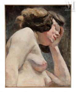 MULLER Fritz 1879-1957,Femme nue pensive,Millon & Associés FR 2023-02-03