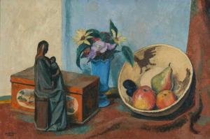 MULLER HEINRICH 1885-1960,Früchte- und Obststillleben mit Maria Skul,Beurret Bailly Widmer Auctions 2023-03-29