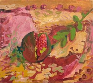 MULLER Heinrich 1903-1978,Pomegranate from Torcello,1957,Galerie Koller CH 2014-12-03