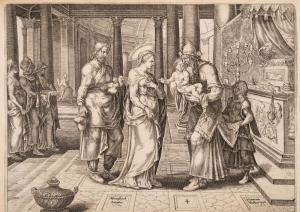 MULLER Herman Jansz 1540-1617,Presentation in the Temple (from The Eight Beatitu,Hindman 2021-09-29