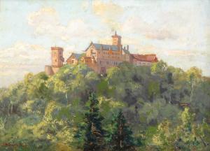 MULLER Hugo 1863-1912,Die Wartburg bei Eisenach,1863,Wendl DE 2017-03-02