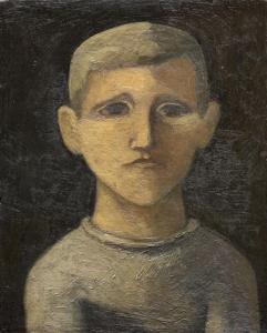 MULLER Johann Georg 1913-1986,Bildnis eines Jungen,1973,Van Ham DE 2014-05-27