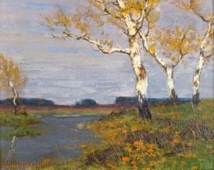 MULLER KAEMPFF Paul 1861-1941,Herbstlandschaft,c.1908,Ahrenshoop DE 2015-08-01