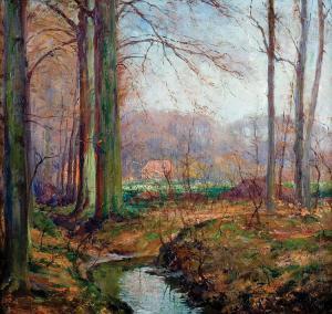 MULLER Léopold 1900-1900,L'orée du bois,Campo BE 2009-03-24