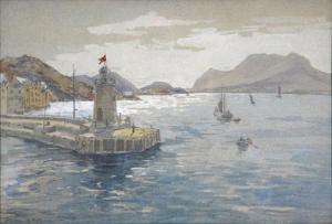 MULLER MULLER Emmy 1878,Hafen vonAlesund - Norwegen,DAWO Auktionen DE 2011-04-20