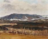 MULLER RUDOLF 1892-1972,Vorfrühlingslandschaft,1941,Dobiaschofsky CH 2023-11-08