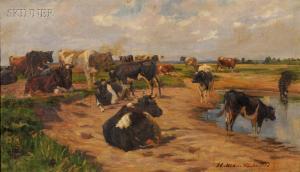 MULLER WACHENFELD Heinrich 1861-1925,The Meadow,Skinner US 2008-11-14