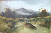 MULLER Wergmann 1810-1893,mountainous river, possibly North Wales,Wingett's GB 2008-01-30