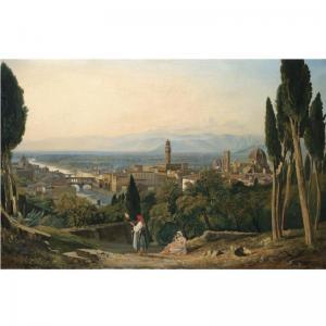 MULLER William James,VIEW OF FLORENCE AND THE RIVER ARNO FROM ST MINIAT,Sotheby's 2006-11-23