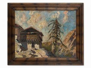 MULLEY Oskar 1891-1949,Mountain Farm in the Style of Oskar Mulley,Auctionata DE 2016-03-02