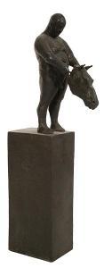 MULLIN DAVIS Joanna 1900-1900,Standing man holding a horse's head,Bonhams GB 2011-03-22