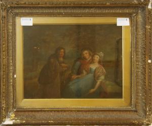 MULREADY William 1805-1878,A loving couple and the old gypsy woman,1867,Bonhams GB 2012-09-19