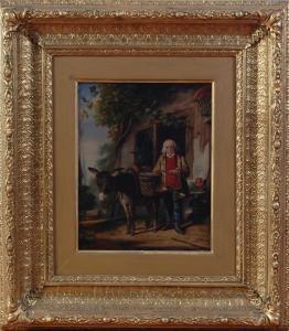 MULREADY William 1786-1863,Fruit vendor with donkey,Lacy Scott & Knight GB 2016-03-12