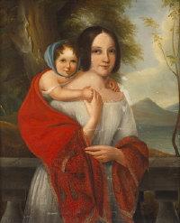 MULREADY William 1786-1863,Girl Carrying and Infant,Adams IE 2005-09-14