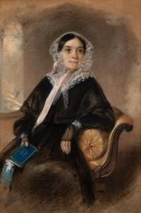 MULVANY George Francis 1809-1869,PORTRAIT OF A WOMAN,1842,Whyte's IE 2021-10-18