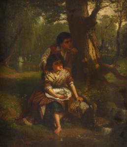 MULVANY J,Two children by a brook,Bonhams GB 2013-04-14