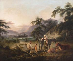 MULVANY John George 1766-1838,A Family at Rest near Carlingford Lough,Adams IE 2018-10-16