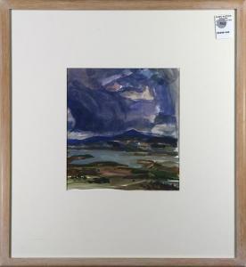 Munakata Grace,Rain Curtains,1993,Clars Auction Gallery US 2017-09-16