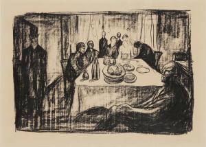 MUNCH Edvard 1863-1944,The Bohemian's Wedding,1929,Sotheby's GB 2024-04-19