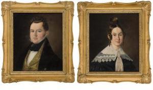 MUNCH Jakob 1776-1839,Portrait of the merchant Chr Stub Myhre and his wife,Grev Wedels NO 2009-05-25
