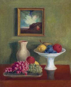 MUND Hugo 1892-1962,Studio Still Life with Autumn Fruits,1920,Kieselbach HU 2019-05-20