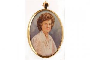 MUNDY WILLIAM P 1936-1980,Portrait of Mrs Joan Patricia Carter,1980,Keys GB 2015-08-07