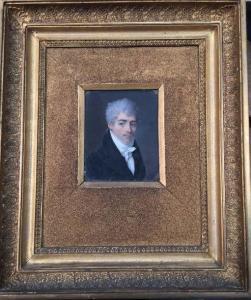 MUNERET Jean Désiré 1800-1800,Portrait d'homme en redingote,Millon & Associés FR 2018-10-05