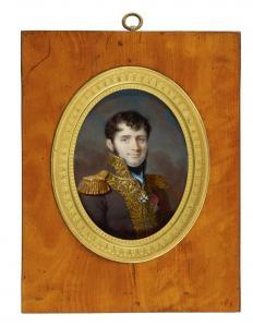MUNERET Jean Désiré,Portrait of General Baron Antoine-Henri de Jomini(,1800,Sotheby's 2020-05-07