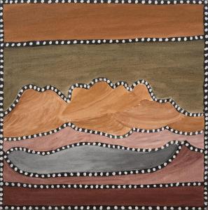 MUNGNARI Beerbee 1931,Waterhole at Cockatoo Lagoon,2004,Leonard Joel AU 2018-02-28