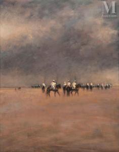 Muniz Jeronimo 1938,Cavaliers dans le désert,Millon & Associés FR 2023-12-16