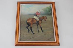 MUNNINGS Alfred James 1878-1959,jockey seated on a racehorse,Henry Adams GB 2018-05-17