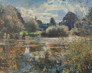 MUNNINGS Alfred James 1878-1959,The Full River,1957,Bonhams GB 2009-03-04