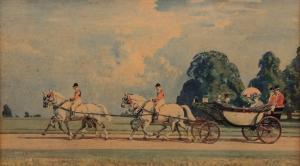 MUNNINGS Alfred James 1878-1959,Their Majesties returning from Ascot,1935,Keys GB 2016-10-28