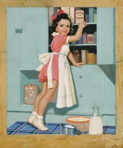 MUNSON K.O 1900-1967,Baking Time/An Illustration for Health Club Baking,1942,Skinner US 2012-02-03