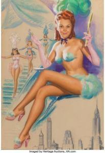 MUNSON K.O 1900-1967,Spectacular Las Vegas Showgirl,Heritage US 2020-04-24