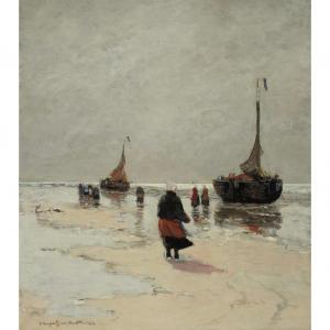 MUNTHE MORGENSTJERNE Gerhard Arij Ludwig,Scheveningen Beach, Holland,1911,William Doyle 2014-11-05