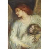 MUNTZ LYALL Laura Adeline 1860-1930,GUARDIAN ANGEL,1906,Joyner CA 2013-06-06