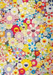 MURAKAMI Takashi 1962,A Homage to Yves Kline, Multicolor A,Larasati ID 2017-08-26