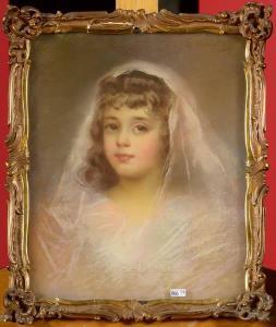 MURATON Louis 1850-1901,Portrait de Madeleine de Borchgrave d’’Altena,VanDerKindere BE 2015-11-17