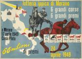 MURATORE REMO 1912-1983,LOTTERIA IPPICA DI MERANO,1949,Swann Galleries US 2014-04-24