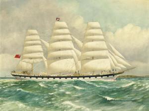MURELL W 1800-1800,The three-masted barque,Christie's GB 2013-10-29