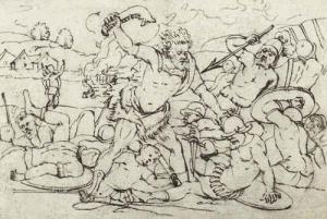 MURER Christoph 1558-1614,Heldentat des Herkules.,Galerie Koller CH 2006-06-19