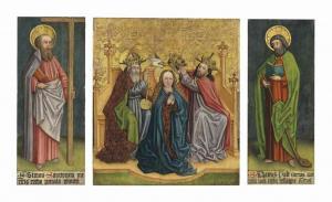 MURER Peter 1446-1469,Saint Simon; The Coronation of the Virgin; and Sai,Christie's GB 2017-07-07