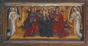 MURER Peter 1446-1469,The Coronation of the Virgin,1465,Christie's GB 2016-05-24